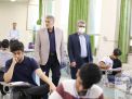 گزارش تصویری بازدید نماینده محترم شهرستان شاهرود و میامی از برگزاری آزمون کارشناسی 